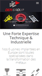 Mobile Screenshot of defi-group.fr