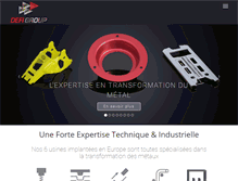 Tablet Screenshot of defi-group.fr